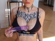 Purple dildo tease / Angelssex 2/16
