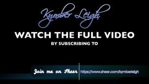 That Dick Is Going To Feel Much Better Without The Condom! ~ Kymber Leigh ~ Esperanza Gomez