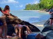 Another Couple Watching Us Having Sex On The Beach - Applause at the End 16/16