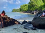 Another Couple Watching Us Having Sex On The Beach - Applause at the End 9/16