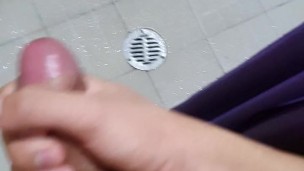 Feeling horny and cumming in the shower