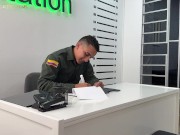 Colombian whore fucks the police in the Medellin prison - porn in Spanish 2/16