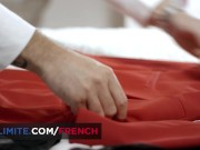 He fantasizes about his wife's air uniform 1/16