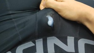 Cumming in my Under Armour compression shorts
