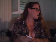 Horny Busty Wife Smoking Cigarette 5/16