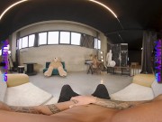 PURITYVR Busty blonde Valeria Curtis teases before she rides your cock in VR 2/16