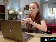 GIRLSWAY - Hot Madison Morgan Takes Hard Rough SQUIRTING Break From Work With Girlfriend Nicole Aria 11/16