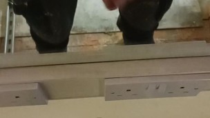 Quick wank on a job