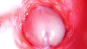 CAMERA INSIDE PUSSY: ALMOST CUM IN PUSSY! BEST Internal ASMR in 4K