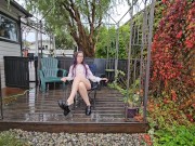 Pouring Rain Camping Chair Shoe Dangling 13/16