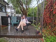 Pouring Rain Camping Chair Shoe Dangling 15/16