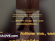 Big boobs babe sucks cock from under blowjob view, closeup creampie dripping puckering, black lipstick asshole - Lelu Love 1/16