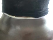 Strapped my best friend with a big black dildo 14/16