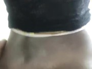 Strapped my best friend with a big black dildo 15/16