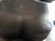 Strapped my best friend with a big black dildo 6/16