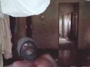 Massive huge MONSTER Africa dick is really hard after some massage