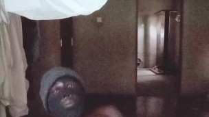 Massive huge MONSTER Africa dick is really hard after some massage