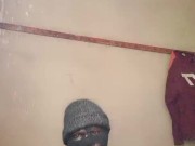 Monster real Black Dick getting milked for multiple cum shots 4/16