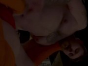 Sexy thick Velma rides dick and cums on dick while being choked 4K 13/16