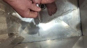 sounding tube completely in my cock and into my bladder