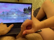 Stepsister Makes Me Play Her Favorite Game - Long Handjob 5/16