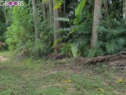 Nudist with long pussy hair 14/16