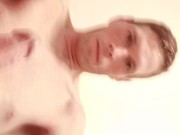 Hot stud in onsie stroking beautiful 14/16