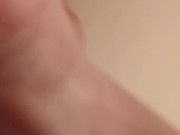 Hot stud in onsie stroking beautiful 4/16