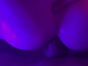 Blacklight party toy ass fuck pt2 14/16