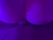 Blacklight party toy ass fuck pt2 4/16