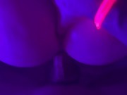 Blacklight party toy ass fuck pt2 9/16