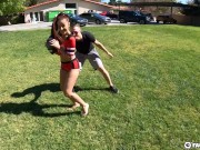 Vanna Bardot Gets Her Face Passed Around To Get Frosted In Cum 2/16