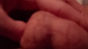 Playing with my big veiny balls