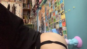 Young twink solo play