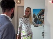 Amateur Lara Cumkitten Sucks & Fucks the Insurance Broker - Mydirtyhobby 2/16