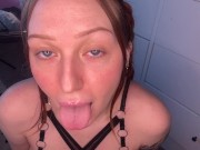 Redhead Begs For Cum 9/16