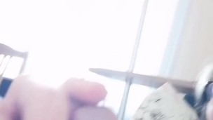 Playing with a big dick on camera