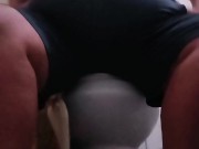 Just got done with a bath and drying off