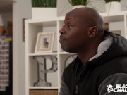 Thick PAWG Dee Lusion spreads her cheeks for his big black dick 1/16