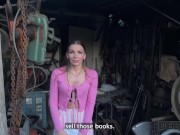 DEBT4k. Arina Shy didn’t pay her debt and got fucked. Hot sex with Arina Shy & Steve Q 3/16