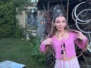 DEBT4k. Arina Shy didn’t pay her debt and got fucked. Hot sex with Arina Shy & Steve Q 6/16