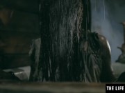 Erotic thrills as kinky beauty acts out her dark sex fantasies 3/16