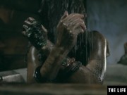 Erotic thrills as kinky beauty acts out her dark sex fantasies 4/16