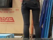 Mommy shows her ass at work 5/16