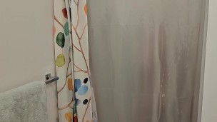 Taking a shower and then Jerking off