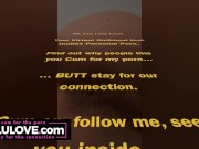 Big boobs babe financial and female domination closeup asshole puckers, panty fetish, small penis humiliation - Lelu Love 1/16