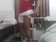 Novinho afro mostrando suas pernas!! 3/16