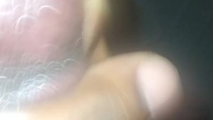 Greased up BBC cumshot