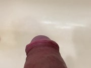 Morning pissing with a view from a dick:) POV 1/16