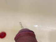 Morning pissing with a view from a dick:) POV 10/16
